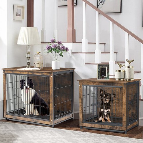 Bingopaw wooden dog crate - crate, pet