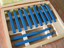 Lathe Tools - 11 piece Carbide tipped 10mm set