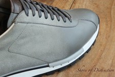 Berluti Grey Suede Leather