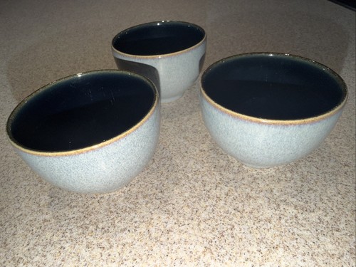 Denby jet grey - grey, bowls