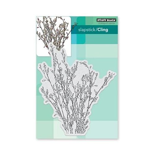 Penny black cling rubber - black,