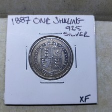 1887 SHILLING 1s COIN 925