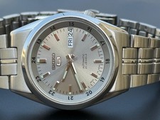 Vintage Seiko 5 Railway Time Automatic Mens Watch Day/date S-23