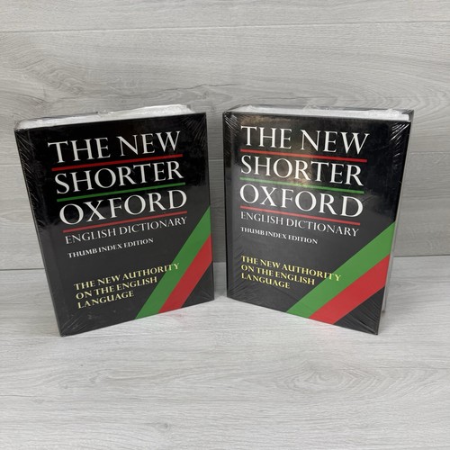 Shorter oxford english - shorter,