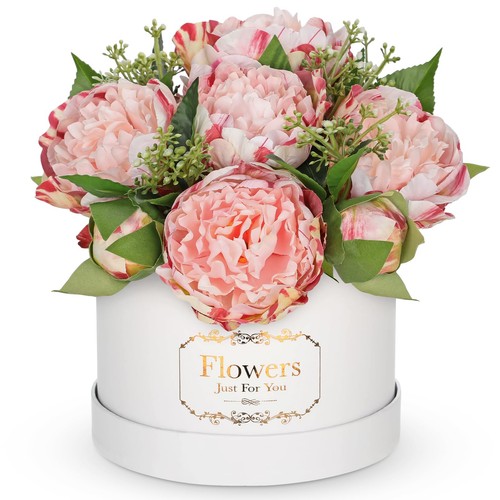 Pink peonies artificial - pink,
