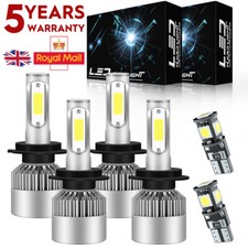 For Mercedes Vito W639 LED Headlight Bulbs White Sidelight High Low Beam 6X Set