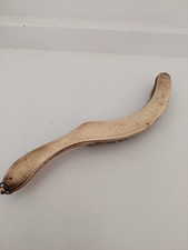 Crumb brush vtg curved brass - brush,