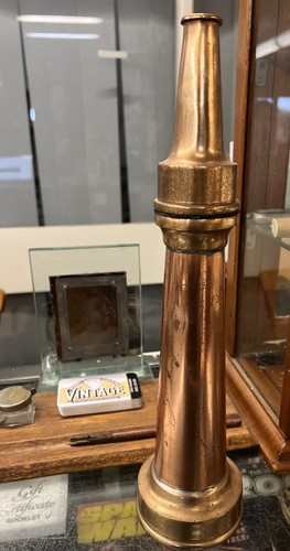 Vintage copper brass fire - &,