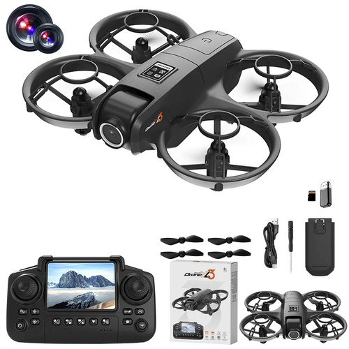 Mini drone with dual - with,