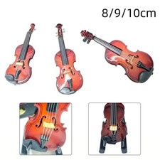 Mini Bass Model with Stand and Case Exquisite Detailing Perfect Home Decoration