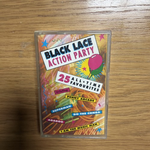Black lace action party - lace,