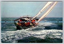 D324314 Yacht in a Rough Sea