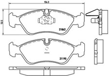 FRONT BRAKE PAD SET DISC BRAKE