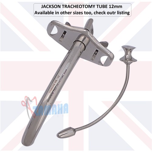 Jackson tracheostomy tube 12mm - tracheostomy,