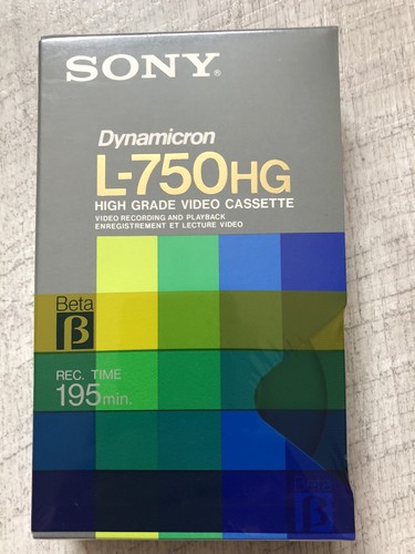 Sony betamax 750hg beta - sony, l-750hg