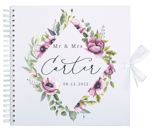Personalised wedding scrapbook - personalised,