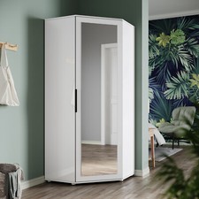 High Gloss Corner Wardrobe