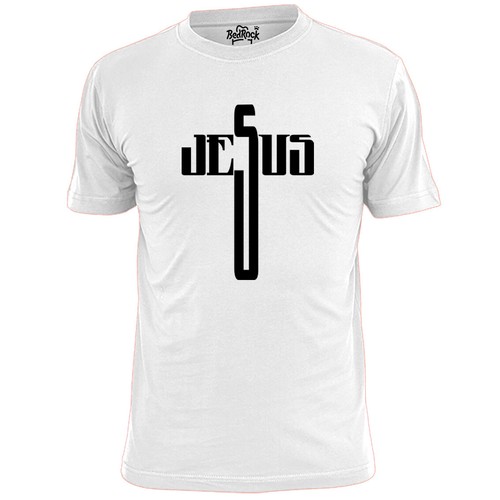 Mens jesus cross shirt - t,