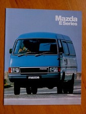 MAZDA E SERIES PANEL VANS PICKUP & CAB CHASSIS 12 PAGE BROCHURE MAY 1983