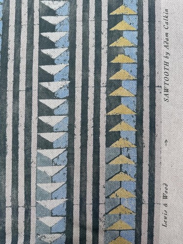 New fabric sawtooth - new,