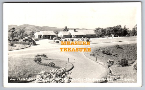 1950 rppc blue - rppc, nc