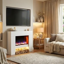 Electric fireplace with - electric,