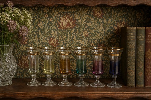 Vintage set harlequin - set,