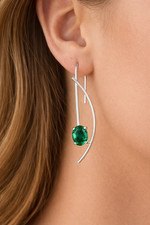 Emerald Gemstone 925 Sterling