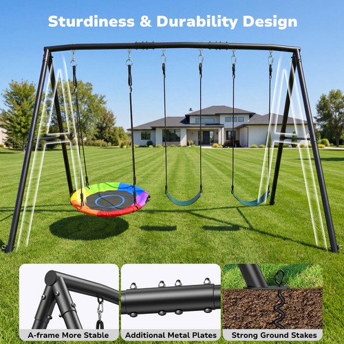 Swing sets with - in,