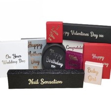Personailsed Jewellery Gift Boxes For Rings, Bracelets, Necklaces Pens Weddings