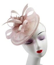 Flower feather hair hat - feather,