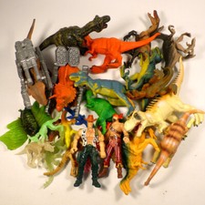 DINO VALLEY Bundle 26x Dinosaur Action Figures SUPER DINO ARMY Guns Jurassic