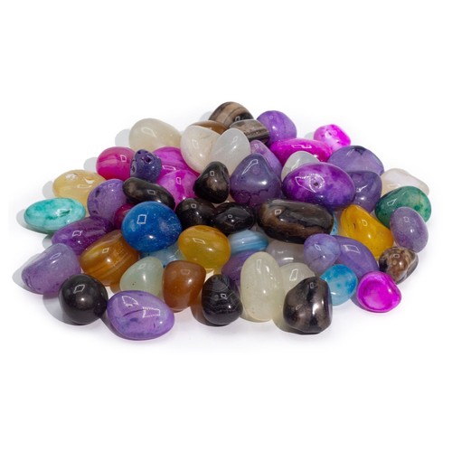 Mixed agate tumbled - mixed,