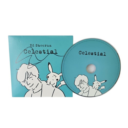 Sheeran signed celestial cd - celestial,