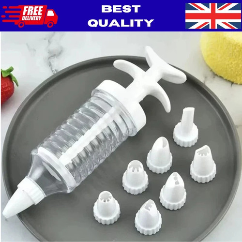 8pcs icing syringe gun cake - icing,