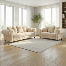 Luxury velvet sofa set - velvet,