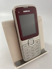 Nokia C1-01 Silver & Red Vodafone Network 10MB 1.8"  Mobile Phone Incomplete