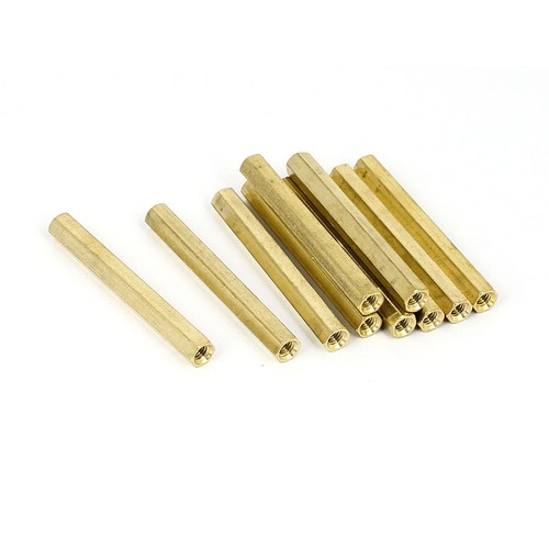 50mm female thread - female, brass