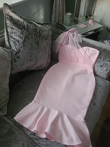 Pink dress worn once - worn,