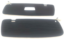 Sun Visors Set Black Cream BMW