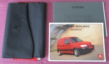 (2001 PRINT) CITROEN BERLINGO VAN (1996 - 2002) HANDBOOK - OWNERS MANUAL.