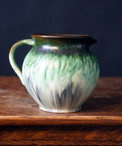 Vintage swedish pottery jug - vintage,