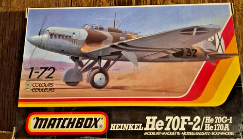 Matchbox heinkel he - matchbox,