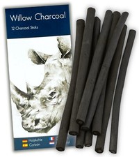 12 Assorted Willow Charcoal Sketch Drawing Natural Charcoal Sticks Drawing