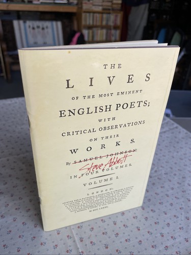 Lives the english poets by - lives,