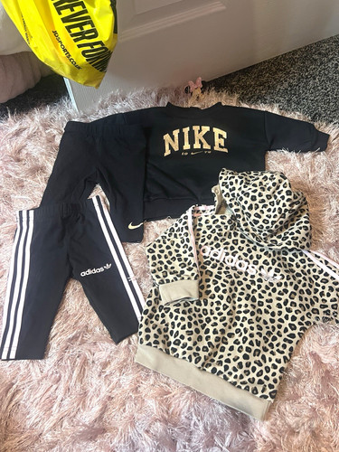 Girls nike adidas tracksuit - girls,