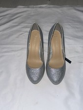 Silver Glitter New Look Heels