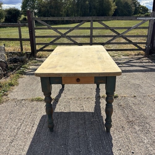 Pine kitchen table - kitchen,