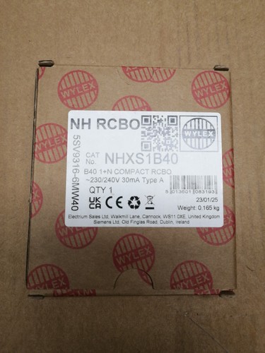 Wylex compact rcbo 40a - wylex,