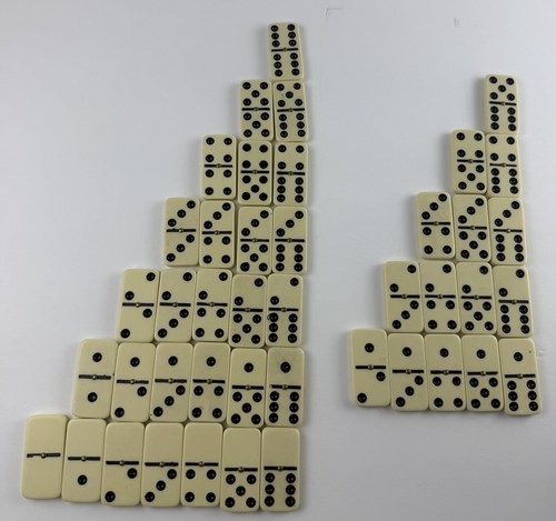 Vintage ebony ivory domino - vintage, &